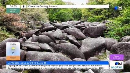 14/03/2025 - ici matin par  ici Breizh Izel en vidéo