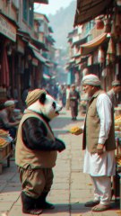 پیارے پانڈا کی سبق آموز کہانی: مانگنے سے بہتر ہے محنت کرنا؟