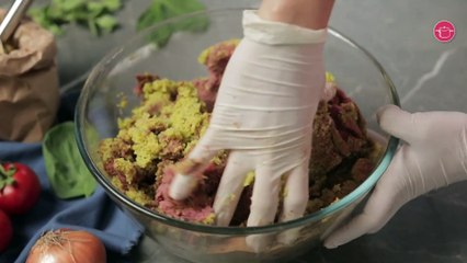 بالفيديو، الكبة بحشوة الزعتر