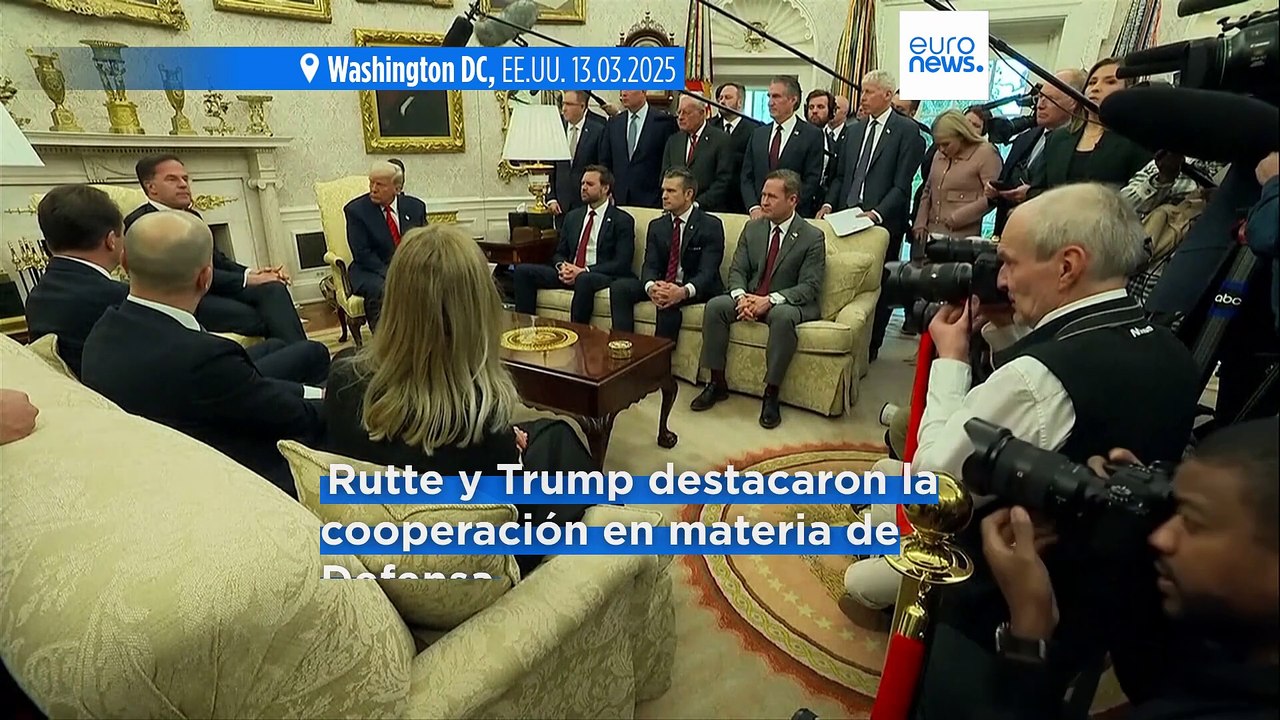 Rutte se reúne con Trump en Washington y éste vuelve a insistir con la anexión de Groenlandia