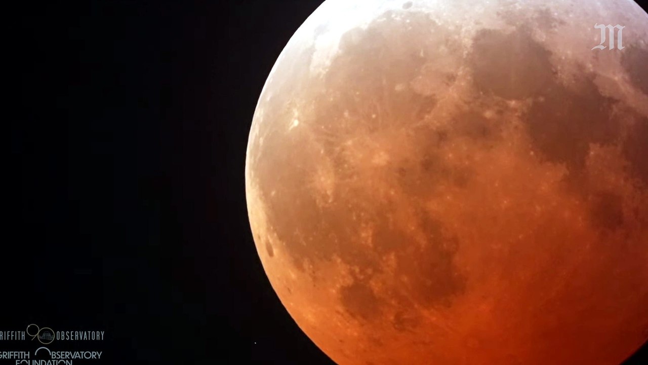 La Lune est devenue rouge lors d’une éclipse totale - Vidéo Dailymotion