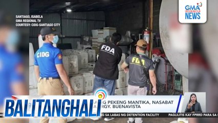 Mahigit P3-M halaga ng pekeng mantika, nasabat sa isang bodega sa Brgy. Buenavista | Balitanghali