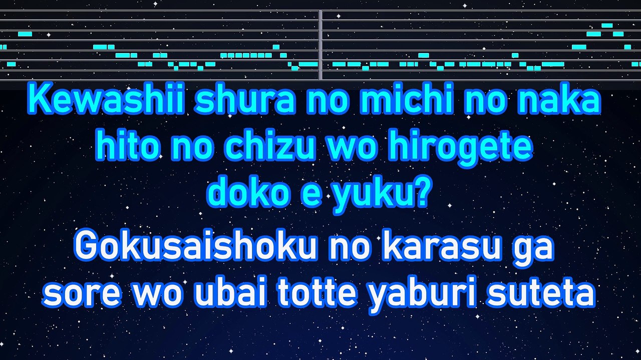 Karaoke♬ GO!!! - FLOW 【No Guide Melody】 Instrumental, Lyric Romanized NARUTO