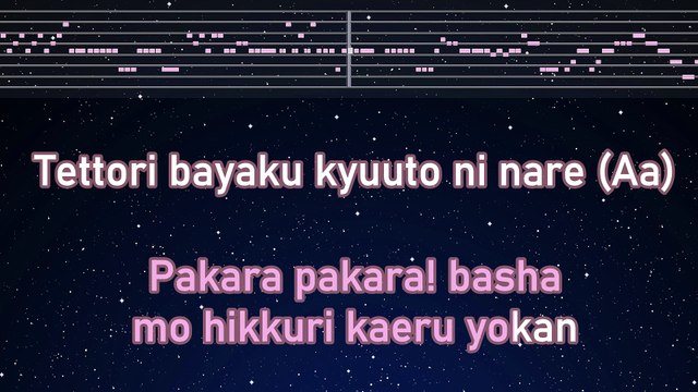 Karaoke♬ POP IN 2 - B-Komachi 【No Guide Melody】 Instrumental, Lyric Romanized Oshi no Ko
