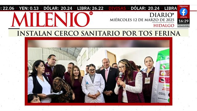 Instalan cerco sanitario en Hidalgo por aumento de casos de tos ferina