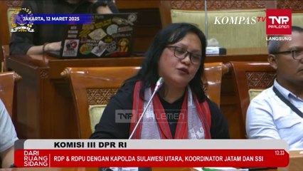 Tangis Warga Sangihe Mengadu ke DPR soal Tambang Ilegal