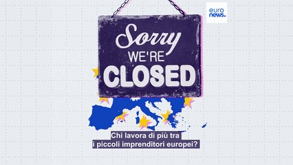 In quale Paese europeo i piccoli imprenditori lavorano di più?