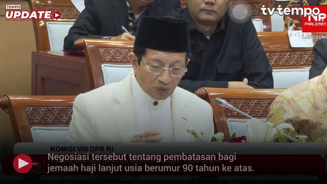 Menag Lobi Kerajaan Arab Saudi agar Lansia 90 Tahun ke Atas Bisa Haji