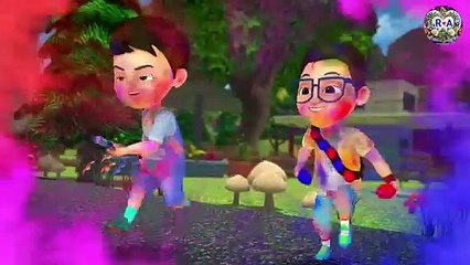 Holi Hai | होली है | Hindi Rhymes for Children #HoliHai #virals #instagood #kids #videos  #HoliSong