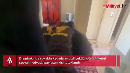 Sokakta kadınların gizli videolarını çekti, böyle yakalandı