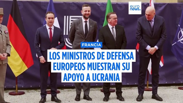 Los ministros de Defensa europeos se reúnen en París para mostrar su apoyo a Ucrania
