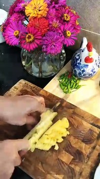 Pork Ribs cooked with pineapple