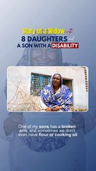 Story of a Widow with 8 Daughters and a Son with a Disability