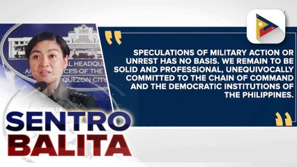 AFP, nanindigan na nananatiling professional at non-partisan