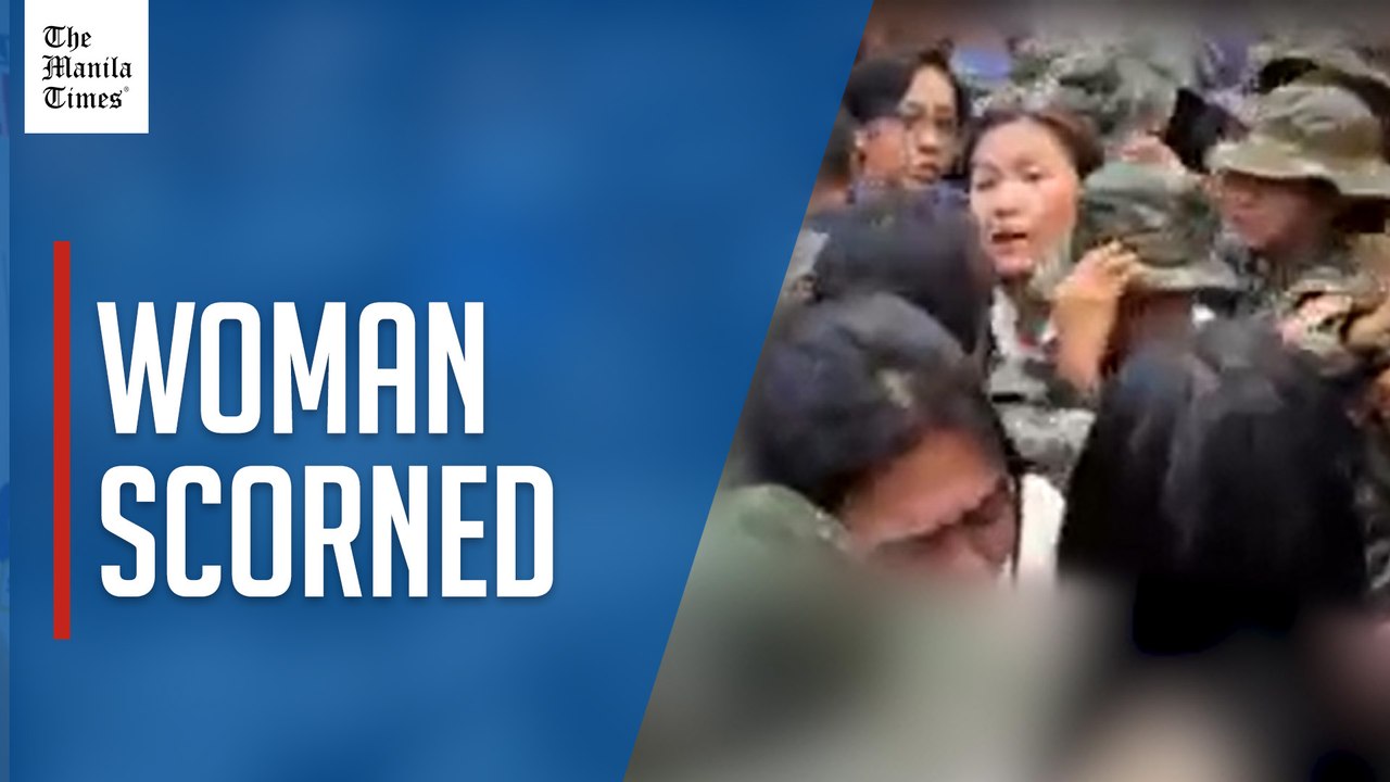 Duterte common law wife resists former leader's arrest, smacks SAF member on head