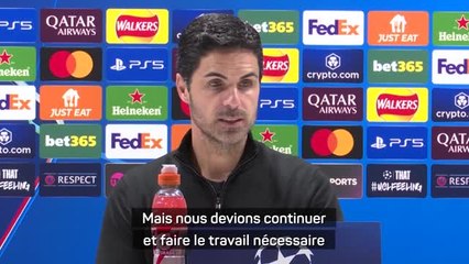 Arsenal - Arteta : “Très heureux d’être pour la 2ème année de suite en 1/4 de finale”