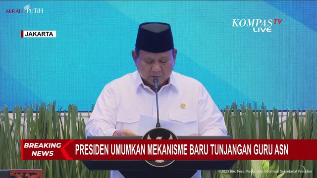 Presiden Umumkan Mekanisme Baru Tunjangan Guru ASN: Disalurkan Langsung ke Rekening Guru