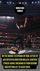Gunther got the better of Jey Uso on WWE Raw.