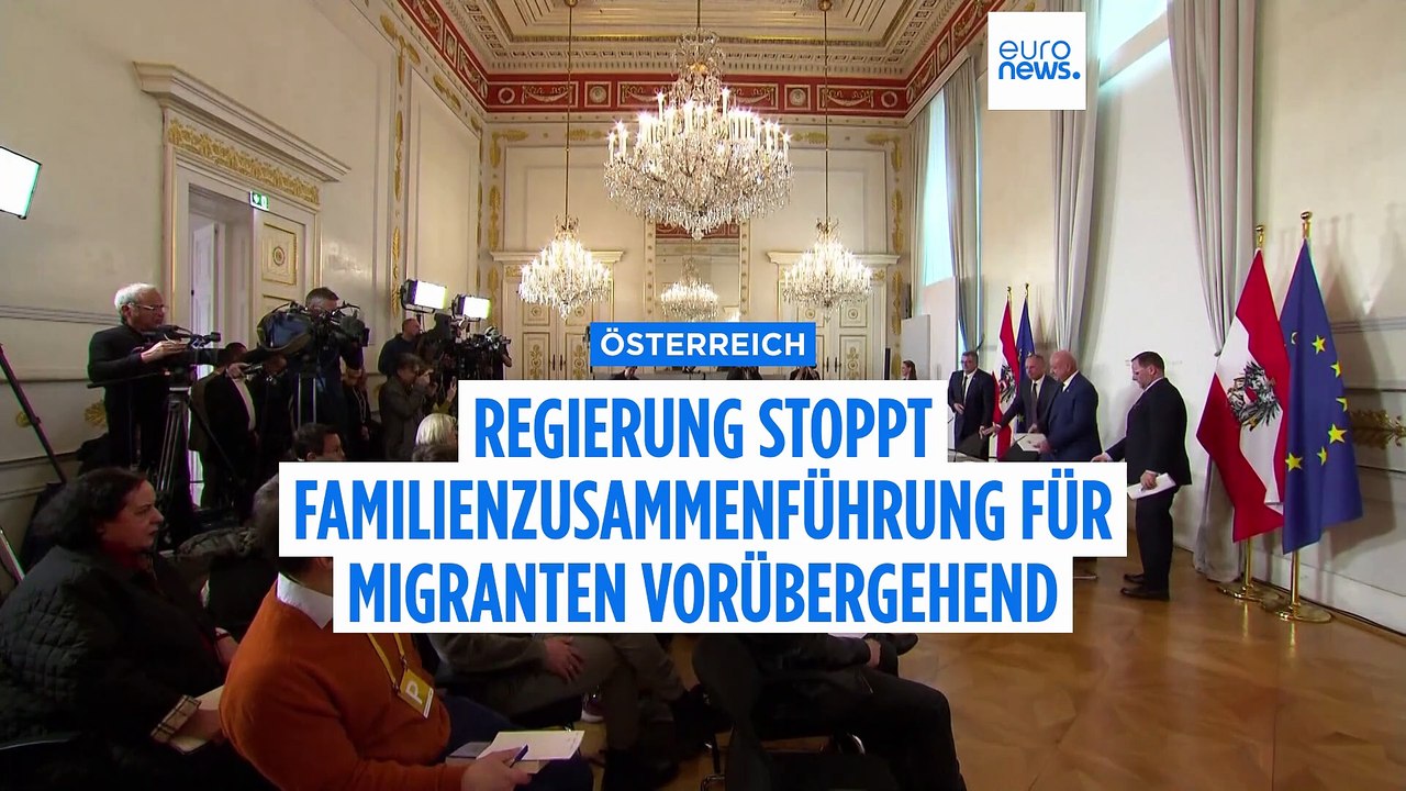 Österreich stoppt vorübergehend die Familienzusammenführung für Migranten