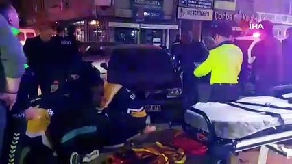 Evrakları eksik olan otomobil kural ihlali yaptı, motosikletle çarpıştı