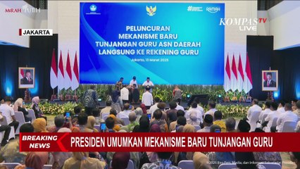 Momen Prabowo Sampaikan Terima Kasih kepada Guru di Seluruh Indonesia
