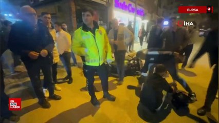 Bursa'da ehliyetsiz sürücü polisten kaçarken hastanelik oldu