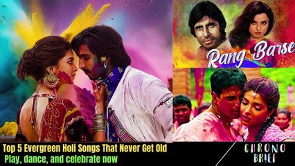 Top 5 Evergreen Bollywood Holi Songs | Ultimate Holi Playlist
