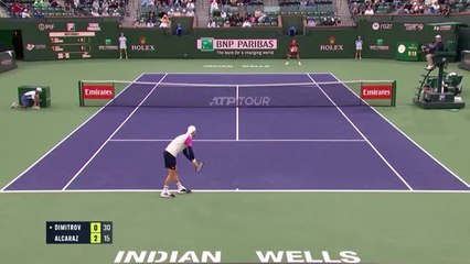 Indian Wells - Alcaraz facile face à Dimitrov