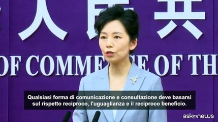 Pechino: serve dialogo per risolvere tensioni commerciali con Usa