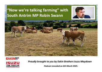 'Now we're talking farming' - Robin Swann