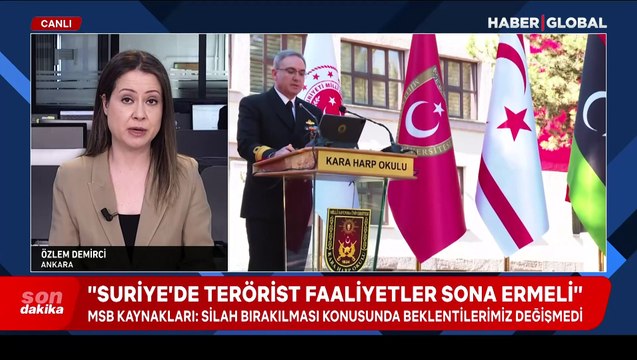 Suriye yönetimi ile terör örgütü SDG arasında imzalanan anlaşmaya ilişkin MSB'den açıklama