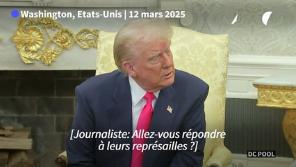 "Nous allons gagner cette bataille financière" avec l'UE, assure Trump