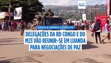 Rebeldes do M23 vão reunir-se com governo da RD do Congo para conversações de paz a 18 de março