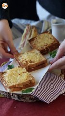 Croque monsieur with airfryer