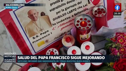 El Vaticano confirma que la salud del Papa Francisco sigue mejorando