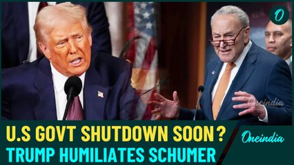 U.S Govt Shutdown: Trump Humiliates Chuck Schumer, ‘ He Used To Be Jewish’ But Now ‘a Palestinian’