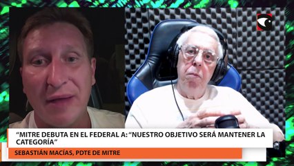 Mitre debuta en el federal a nuestro objetivo será mantener la categoría
