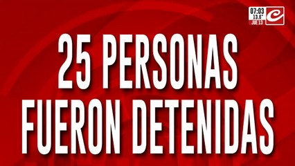 Graves incidentes en la marcha de los jubilados: hubo enfrentamiento, destrozos y heridos