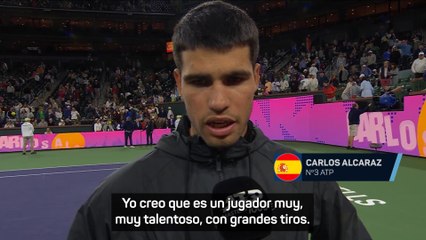 Alcaraz: "Estoy contento de haber sobrevivido hoy"