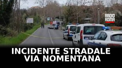 Incidente mortale sulla Nomentana, una carcassa sull’asfalto
