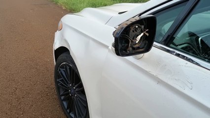 Colisão entre Fusion e Gol na BR-277 ocorre sob forte neblina