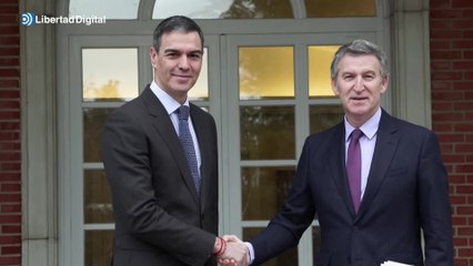 Sánchez recibe a Feijóo en Moncloa a solas
