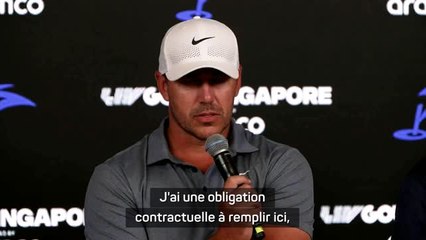 LIV Golf - Koepka flou sur son avenir : “J'ai une obligation contractuelle à remplir ici...”