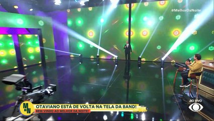 Otaviano Costa canta ao vivo na estreia do Melhor da Noite | Melhor da Noite