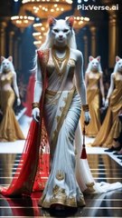 Cat women participated in the AJ fashion show