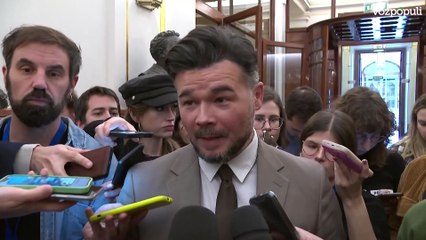 Rufián, tras reunirse con Sánchez: "Nos ha dado poca información"
