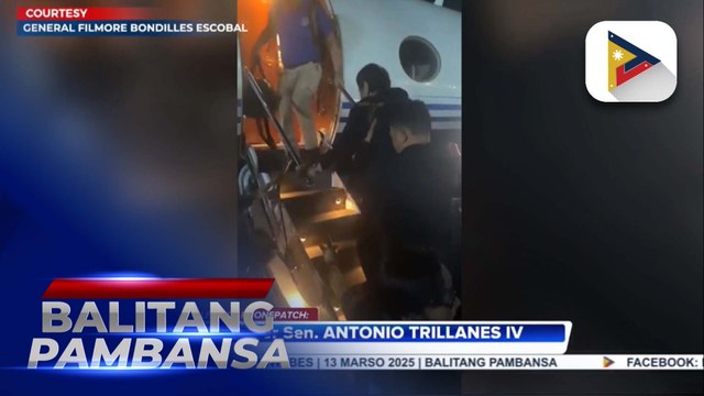 Phoner: Former Sen. Antonio Trillanes IV: Legal na pag-aresto kay dating Pangulong Duterte