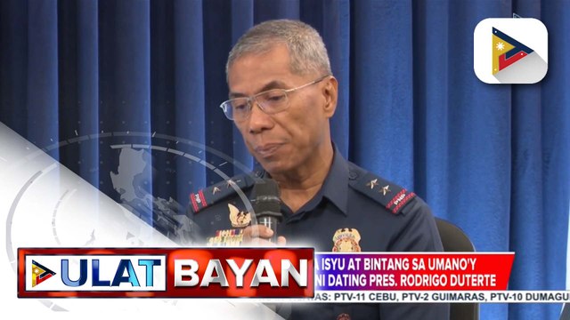 PNP, isa-isang sinagot ang mga isyu at bintang sa umano'y paglabag sa karapatang pantao ni dating Pangulong Rodrigo Duterte