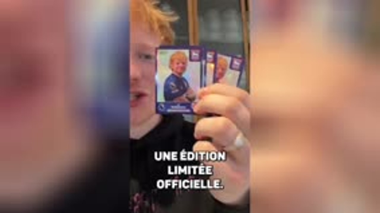 Ipswich - Ed Sheeran annonce l’arrivée de sa carte Panini édition limitée !