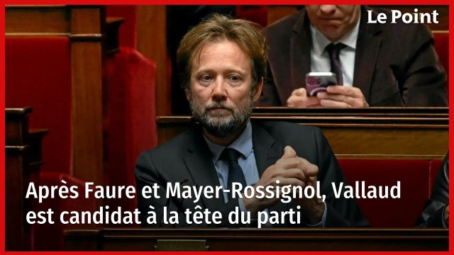 Après Faure et Mayer-Rossignol, Vallaud est candidat à la tête du parti